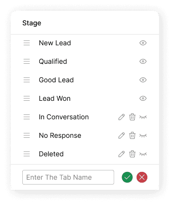 Dashboard interface