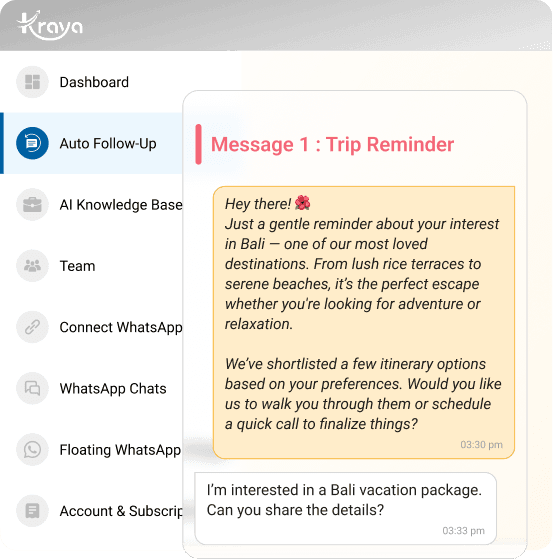 Auto Follow-Ups That Feel Personal